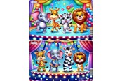 Puzzle - Larsen Puzzles Jigsaw puzzle: Cute animals dancing on stage – 13 pieces Midi (28.5 cm x 18.3 cm) 2 assorted designs 2D Puzzles - U24
