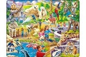 Puzzle - Larsen Puzzles Zoo Jigsaw Puzzle – 48 pieces Maxi (36.5 x 28.5 cm) 2D Puzzles - US30