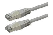 Netzwerk - Kabel - Roline patch cable - 10 m - grey RAL 7035 - Grau - 21.51.0840