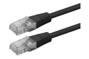 Netzwerk - Kabel - Roline patch cable - 1 m - black pantone 3C - Schwarz - 21.51.1535