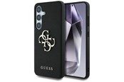 Handys - Cover & Cases - GUESS Grained Big 4G Logo Small Classic Logo case for Samsung Galaxy S25 black - 3666339449124