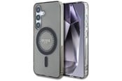 Handys - Cover & Cases - GUESS Rhinestones Printed Classic Logo MagSafe Samsung Galaxy S25 case black - 3666339449520