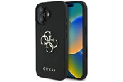 Handys - Cover & Cases - GUESS Grained Big 4G Logo Small Classic Logo case for iPhone 16 - black - 3666339424527
