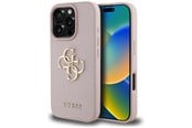 Handys - Cover & Cases - GUESS Grained Big 4G Logo Small Classic Logo Case for iPhone 16 Pro - Pink - 3666339424848