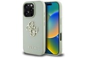 Handys - Cover & Cases - GUESS Grained Big 4G Logo Small Classic Logo case for iPhone 16 Pro - green - 3666339424992