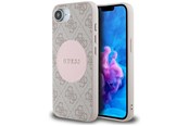 Handys - Cover & Cases - GUESS 4G Circle Classic Logo MagSafe case for iPhone 16e - pink - 3666339454067
