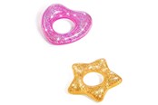 Wasserspielzeug - Bestway Bath ring w/glitter 91cm 2-asst - 36141