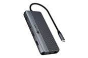 Dockingstationen - ICY BOX IB-DK4062-CPD - docking station - USB-C 3.2 Gen 1 - 2 x HDMI VGA - 1GbE - IB-DK4062-CPD
