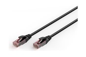 Netzwerk - Kabel - DIGITUS patch cable - 3 m - black - Schwarz - DK-1617-030-OD-10