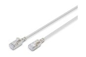 Netzwerk - Kabel - DIGITUS patch cable - 50 cm - grey - Grau - DK-1632-A-005S-10