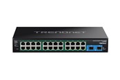 Switches - TRENDnet TI-RP262 - Version v1.0R - switch - hardened industrial - 26 ports - rack-mountable - TAA Compliant - TI-RP262