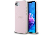 Handys - Cover & Cases - GUESS Grained Ring MagSafe iPhone 16e Case - Pink - 3666339453572