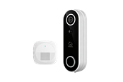 Smart-Home - Deltaco SMART HOME Türklingel-Kamera, Chime enthalten, 4MP, WiFi, Weiß - SH-DB03