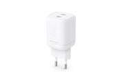 Handys - Adapter und Ladegeräte - ESSENTIALS by UPSTRÖM 100W Dual Port USB-C GaN Charger | 2 Ports - White - GC1001-E