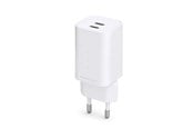 Handys - Adapter und Ladegeräte - ESSENTIALS by UPSTRÖM 65W Dual Port USB-C GaN Charger | 2 Ports - White - GC651-E