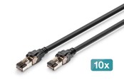 Netzwerk - Kabel - DIGITUS patch cable - 5 m - black - Schwarz - DK-1843-050-10