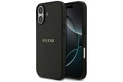Handys - Cover & Cases - GUESS Grained Ring MagSafe case for iPhone 17 - black - 3666339490881