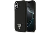 Handys - Cover & Cases - GUESS Silicone Triangle Logo MagSafe Case for iPhone 17 - Black - 3666339517113