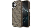 Handys - Cover & Cases - GUESS 4G Classic Logo MagSafe case for iPhone 17 - brown - 3666339518875