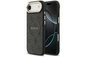 Handys - Cover & Cases - GUESS 4G PU Classic Logo MagSafe case for iPhone Air - black - 3666339519049