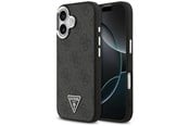 Handys - Cover & Cases - GUESS 4G Triangle Logo MagSafe case for iPhone 17 - black - 3666339517434