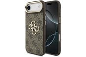 Handys - Cover & Cases - GUESS 4G Big 4G Classic Logo Case for iPhone Air - Brown and Gold - 3666339521929