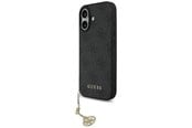 Handys - Cover & Cases - GUESS 4G Charms Collection MagSafe case for iPhone 17 - black - 3666339525460