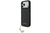Handys - Cover & Cases - GUESS 4G Charms Collection MagSafe case for iPhone 17 Pro Max - black - 3666339525491