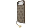 Handys - Cover & Cases - GUESS 4G Charms Collection MagSafe case for iPhone Air - brown - 3666339525620