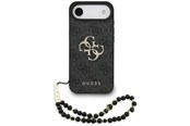 Handys - Cover & Cases - GUESS 4G Strap 4G Classic Logo case for iPhone Air - black - 3666339526207