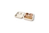 Einrichtung - Simiu - JEWTRA - Schmuck-Reisebox in beigem Marmor - 10,7 x 10,4 x 3cm - 5714255019223