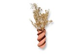 Einrichtung - Simiu - HEART TWIST - Vase - 20 cm - Staubiges Rosa - 5714255019667