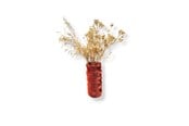 Einrichtung - Simiu - CLAYLA Lamelvase - Terrakotta - 20 cm - 5714255019766