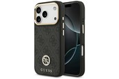 Handys - Cover & Cases - GUESS 4G Strass Logo MagSafe case for iPhone 17 Pro - black - 3666339529123