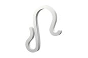 Smart-Home - Light Solutions Lichterketten-Clips – Dachrinnenhaken für Weihnachtslichter und Lichterketten - 15mm - Weiß - 20 Stk - 5714255018875