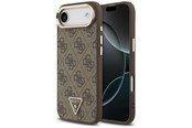 Handys - Cover & Cases - GUESS 4G Triangle Logo MagSafe Case for iPhone Air Brown - Gold - 3666339521127