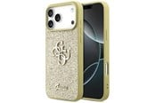 Handys - Cover & Cases - GUESS Fixed Glitter Big 4G case for iPhone 17 Pro Max - gold - 3666339492205
