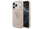 Handys - Cover & Cases - GUESS Grained Big 4G & Classic Logo iPhone 17 Pro Case - Pink - 3666339524937