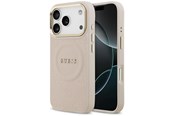 Handys - Cover & Cases - GUESS Peony Hot Stamp MagSafe Case for iPhone 17 Pro - Pink - 3666339519858
