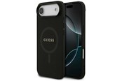 Handys - Cover & Cases - GUESS Saffiano Classic Logo MagSafe case for iPhone Air - black - 3666339492380
