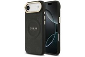 Handys - Cover & Cases - GUESS Peony Hot Stamp MagSafe Case for iPhone Air - Black - 3666339519681