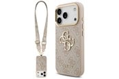 Handys - Cover & Cases - GUESS 4G Big 4G Classic Logo Big Strap Metal Buttons Case for iPhone 17 Pro - Pink - 3666339488888
