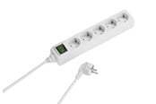 Schaltereinheiten - Vivanco 5-Power socket grounded with on/off switch 1.4m - 27016