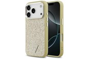 Handys - Cover & Cases - GUESS Glitter Triangle Logo MagSafe Case for iPhone 17 Pro - Gold - 3666339557447
