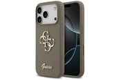 Handys - Cover & Cases - GUESS Silicone Big 4G Script Case for iPhone 17 Pro - Brown - 3666339522414