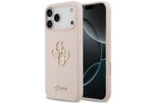 Handys - Cover & Cases - GUESS Silicone Big 4G Script Case for iPhone 17 Pro Max - Pink - 3666339522742