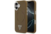 Handys - Cover & Cases - GUESS Triangle Logo MagSafe case for iPhone 17 - brown - 3666339515515