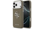 Handys - Cover & Cases - GUESS Grained Big 4G Classic Logo Case for iPhone 17 Pro Max - Brown - 3666339518264