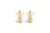 Einrichtung - Mumi3D Weihnachtsanhänger - Engel - 6 cm - Beige - 2 Stk. - 5714255018769
