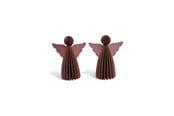 Einrichtung - Mumi3D Weihnachtsanhänger - Engel - 9 cm - Rot - 2 Stk. - 5714255018899